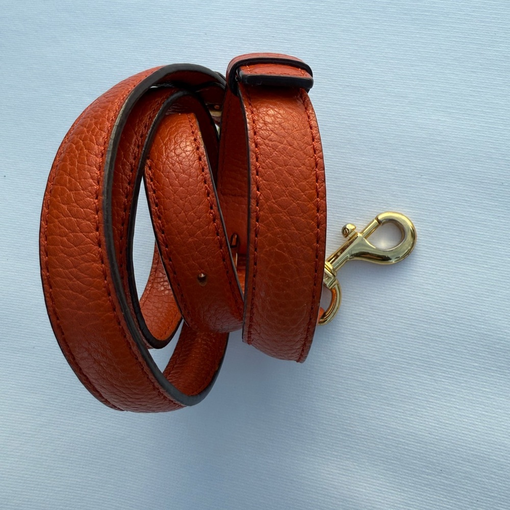 MCM ORANGE DETACHABLE CROSSBODY